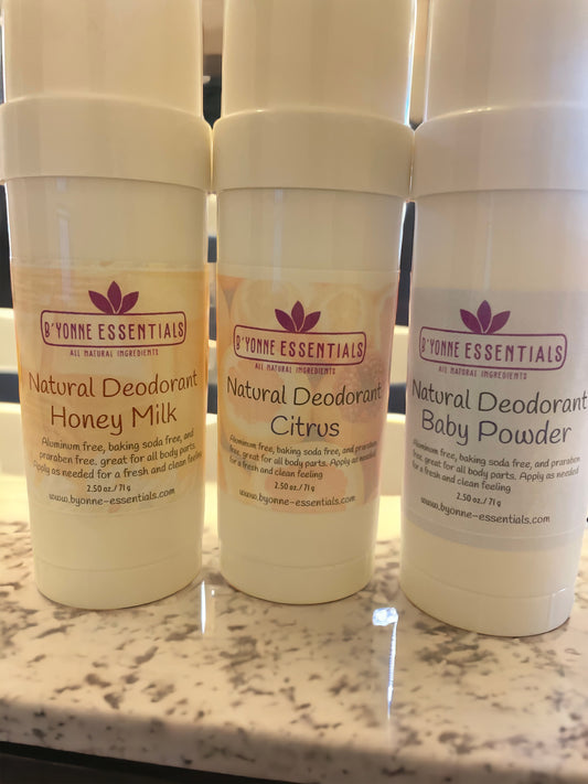 Deodorant w/o baking soda
