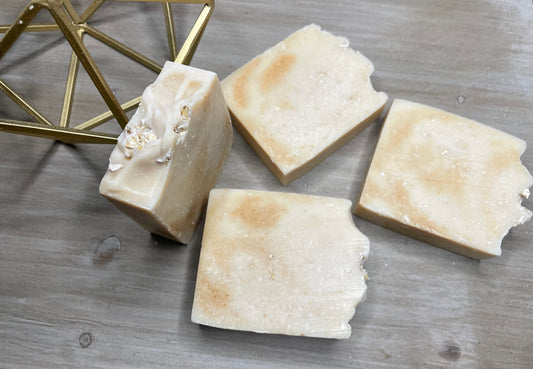 Oatmeal & Turmeric Bars ( scented with Orange Essential Oil)
